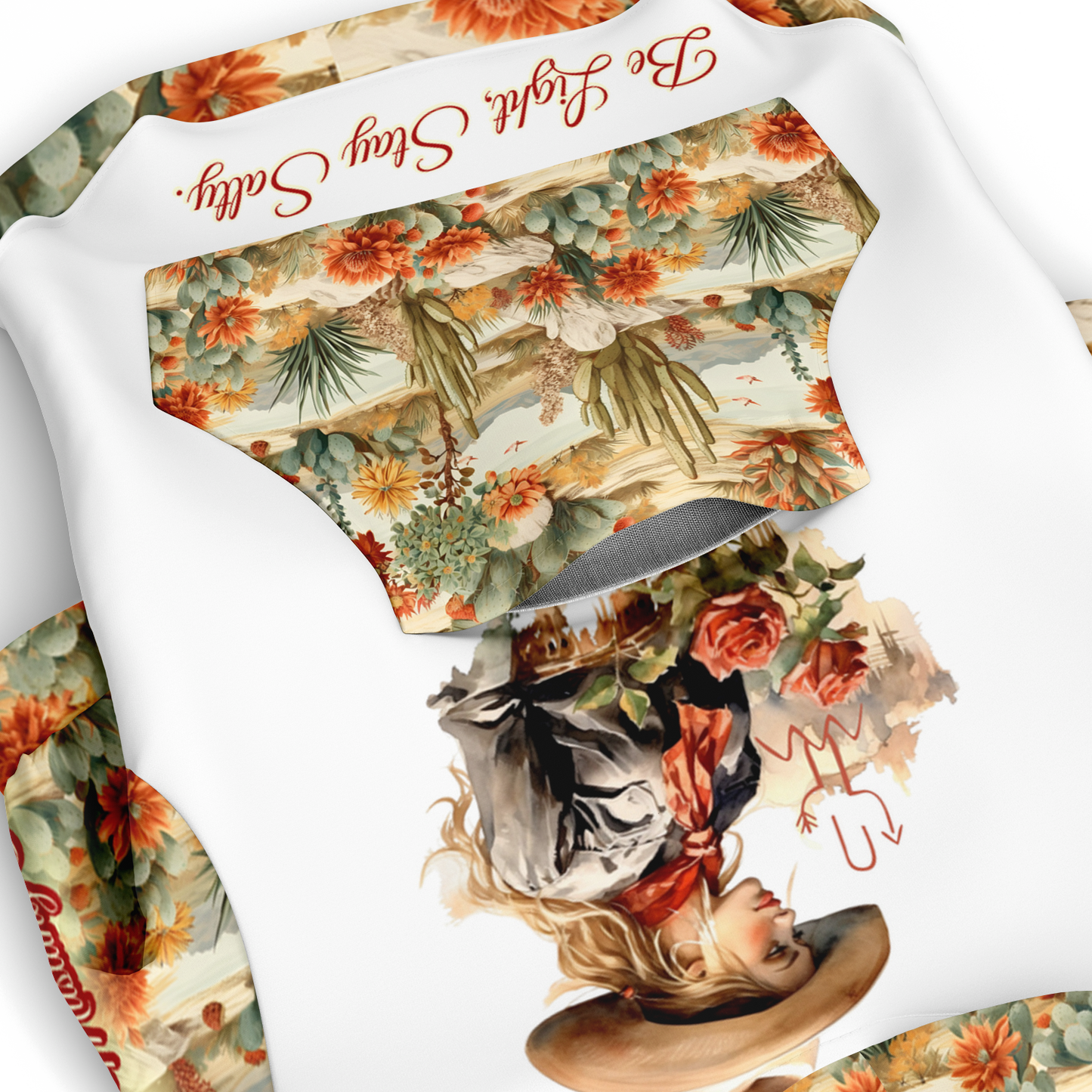 Rose Queen Fashion Dog Zip-Up Hoodie