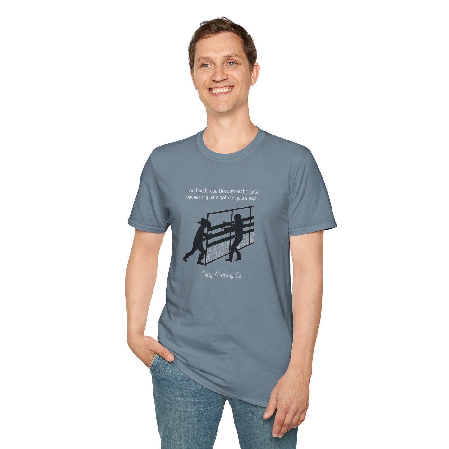 Automatic Gate Opener (For Husband) Softstyle T-Shirt