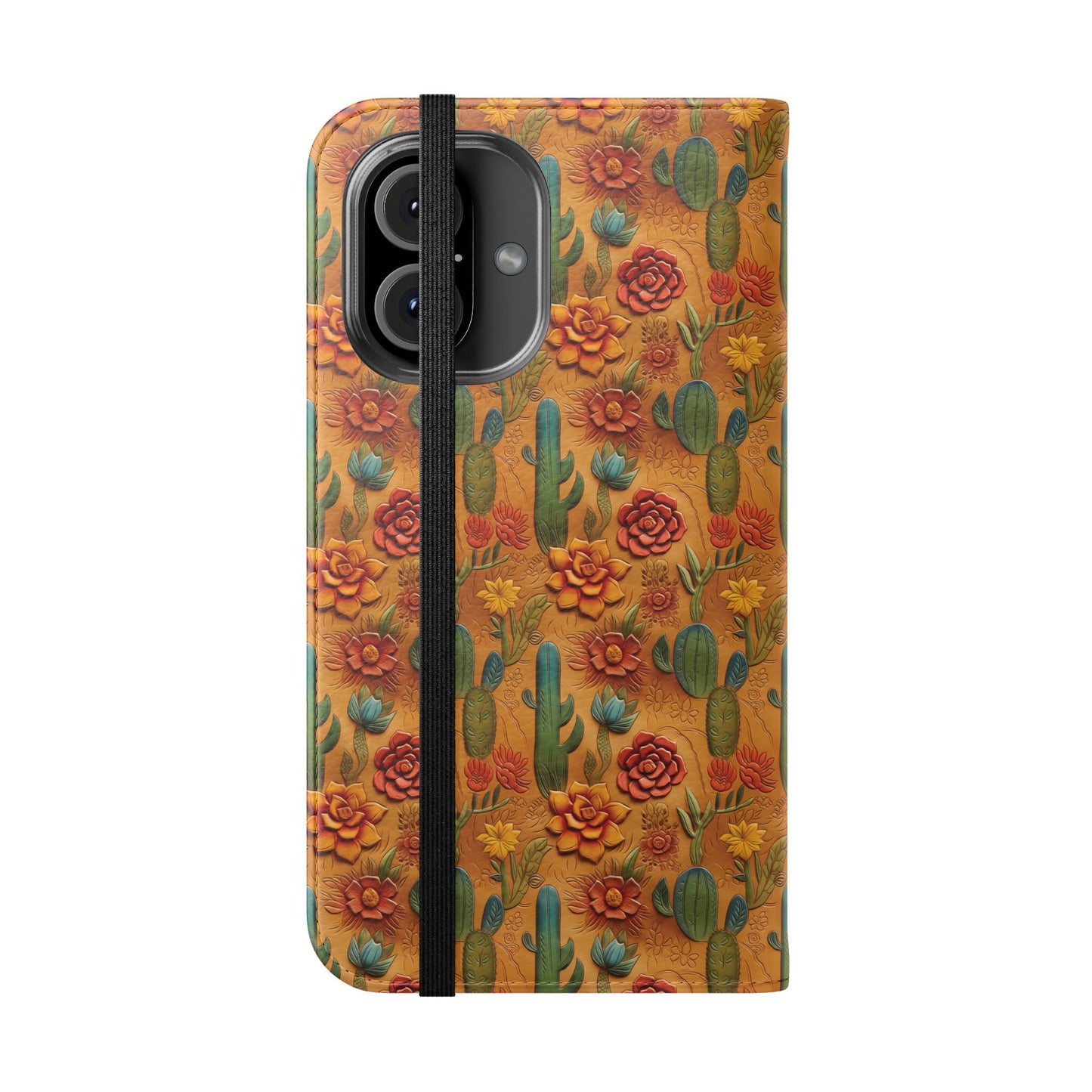 Customizable Mustang Brand Wallet Flip Phone Case (iPhone and Samsung)