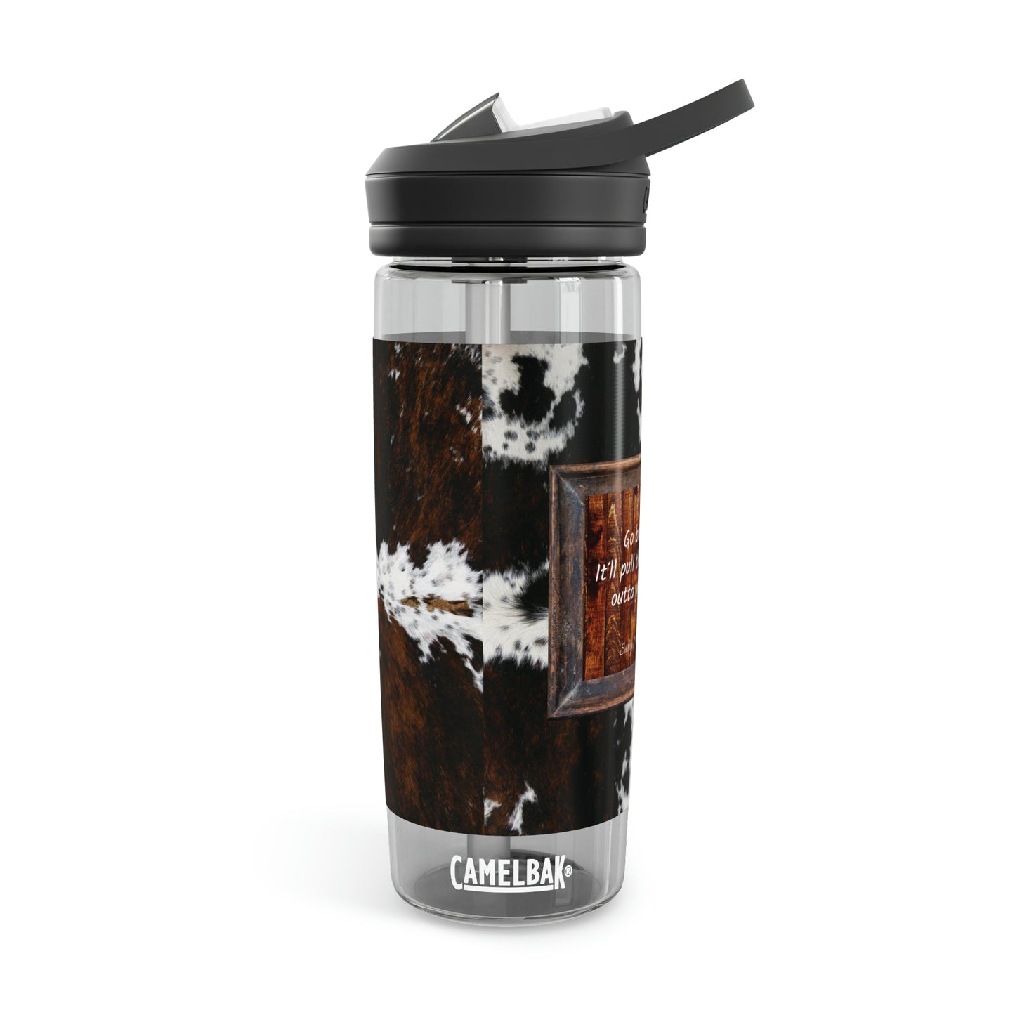 Punchy Queen "Go Bra-less. It'll Pull The Wrinkles Out Of Your Face." CamelBak Eddy® Water Bottle, 20oz\25oz