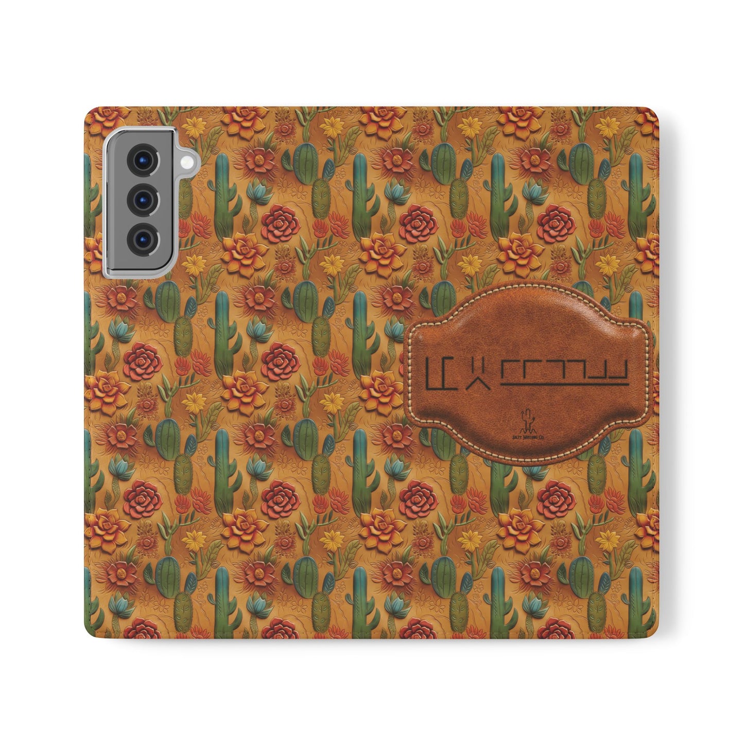 Customizable Mustang Brand Wallet Flip Phone Case (iPhone and Samsung)