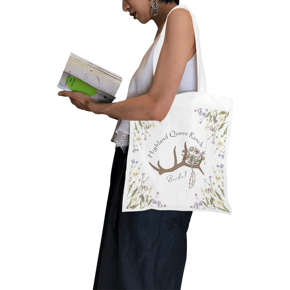 Highland Queen Ranch Bridal Canvas Tote Bag