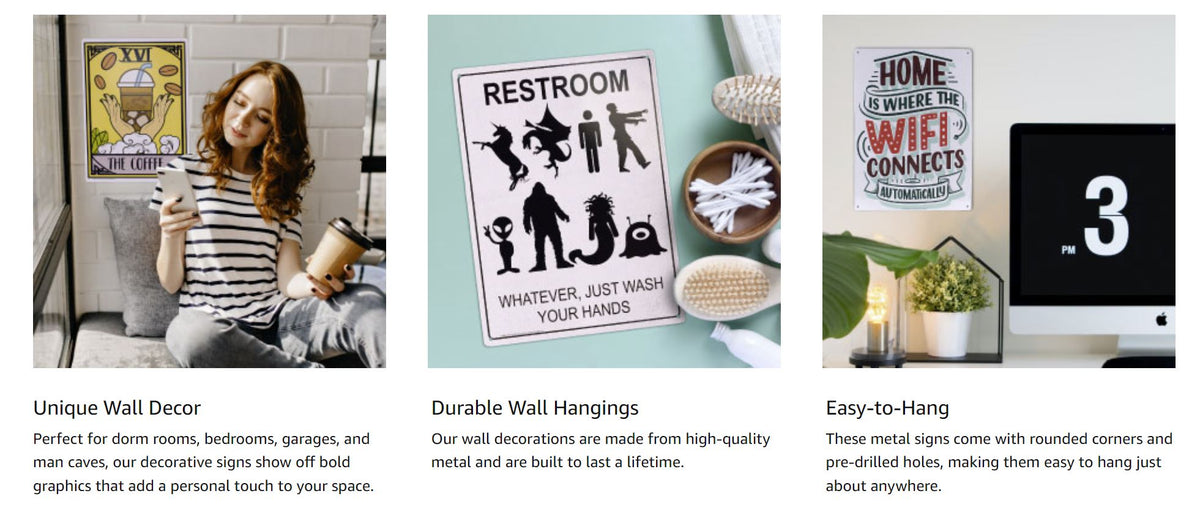PLEASE FLUSH: This Is Not Show & Tell – Fun Metal Tin Sign for Bathrooms #F41 🚽💩