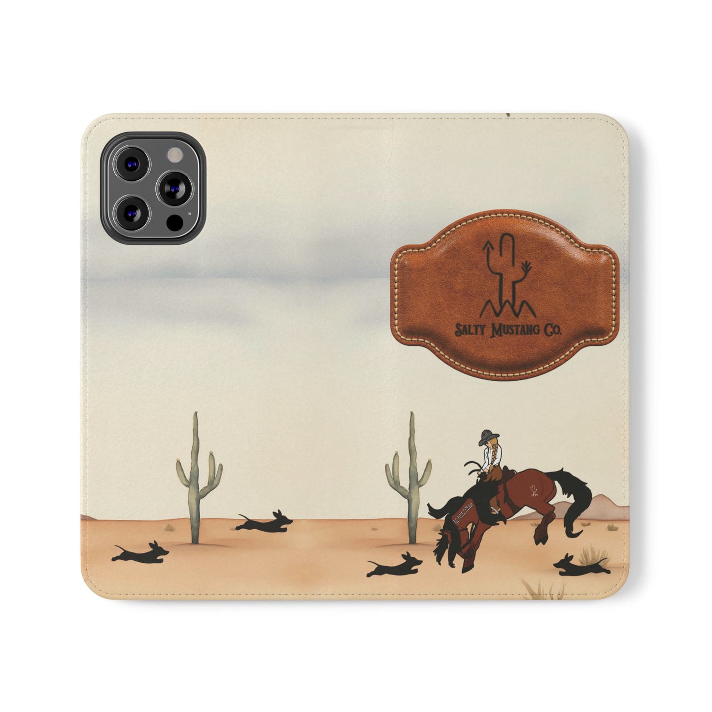Salty Mustang Co. Spirited Desert Flip Cases (iPhone and Samsung)