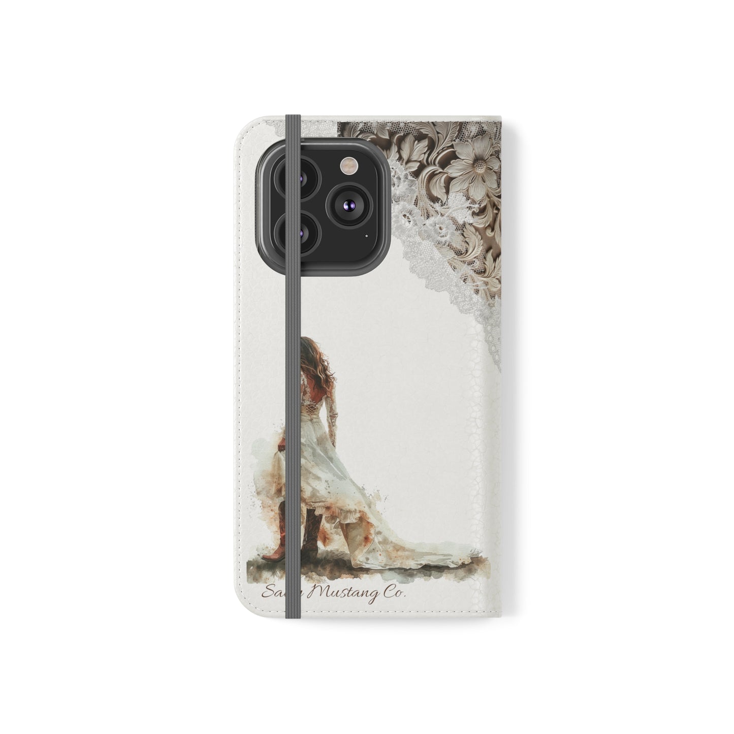 Leather & Lace Flip Cases (Samsung AND iPhone)