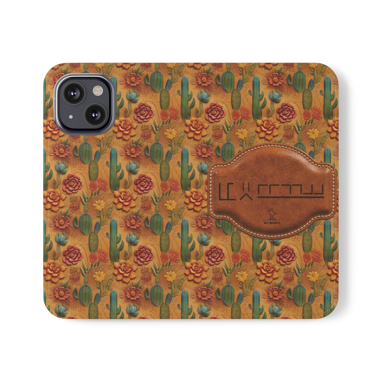 Customizable Mustang Brand Wallet Flip Phone Case (iPhone and Samsung)