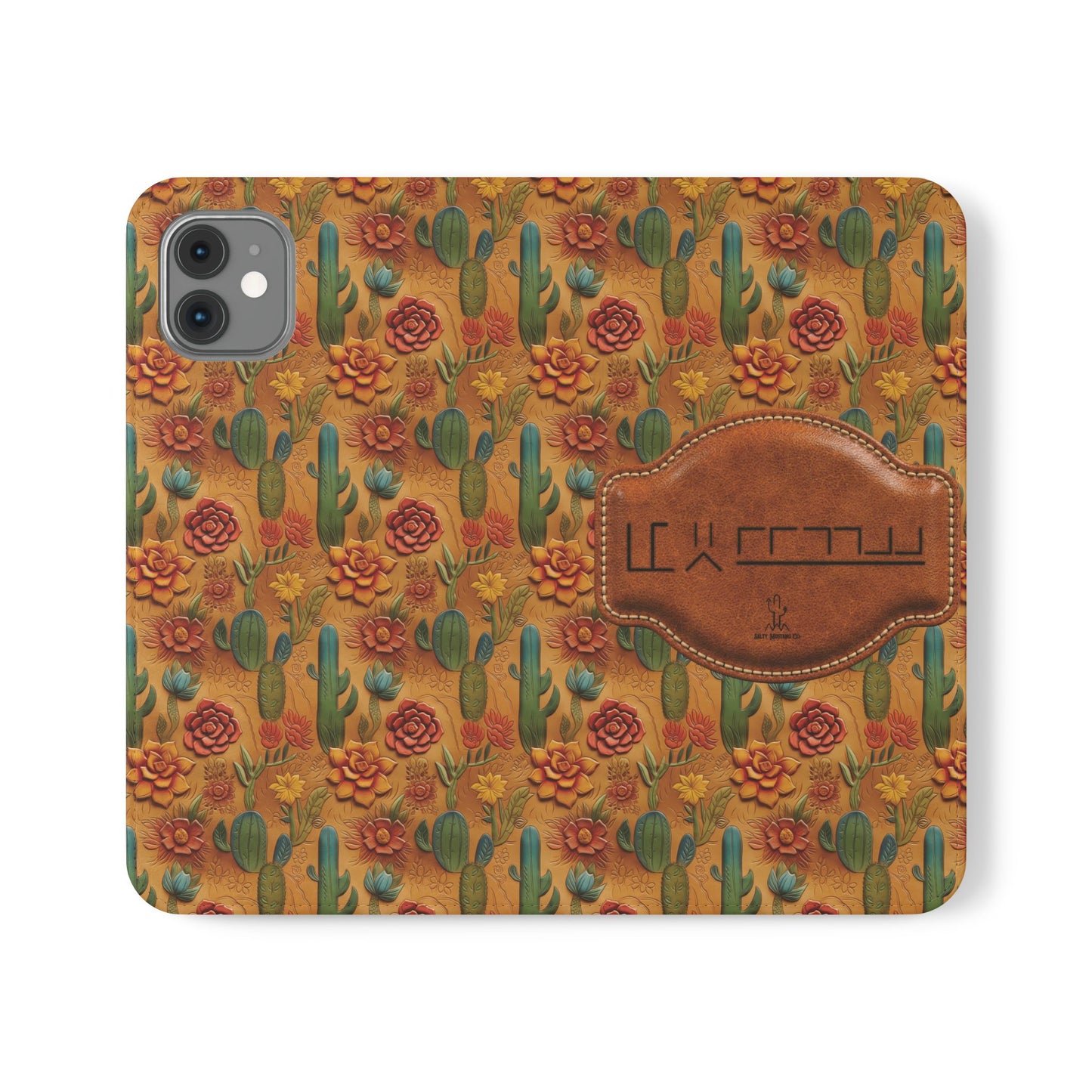 Customizable Mustang Brand Wallet Flip Phone Case (iPhone and Samsung)