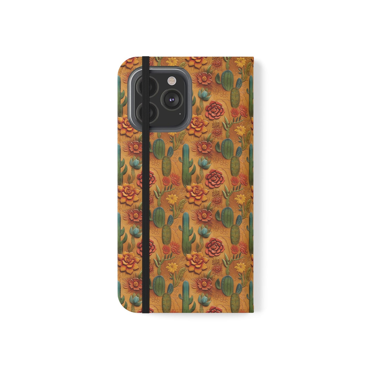 Customizable Mustang Brand Wallet Flip Phone Case (iPhone and Samsung)
