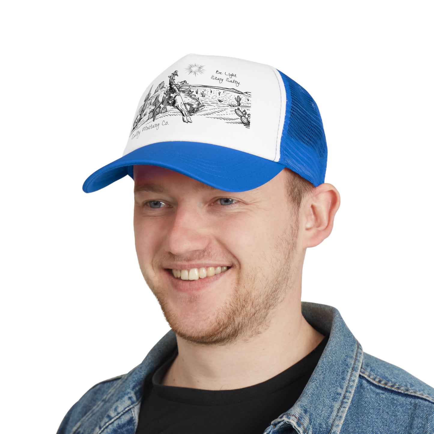 West Texas Bronc Rider Mesh Cap