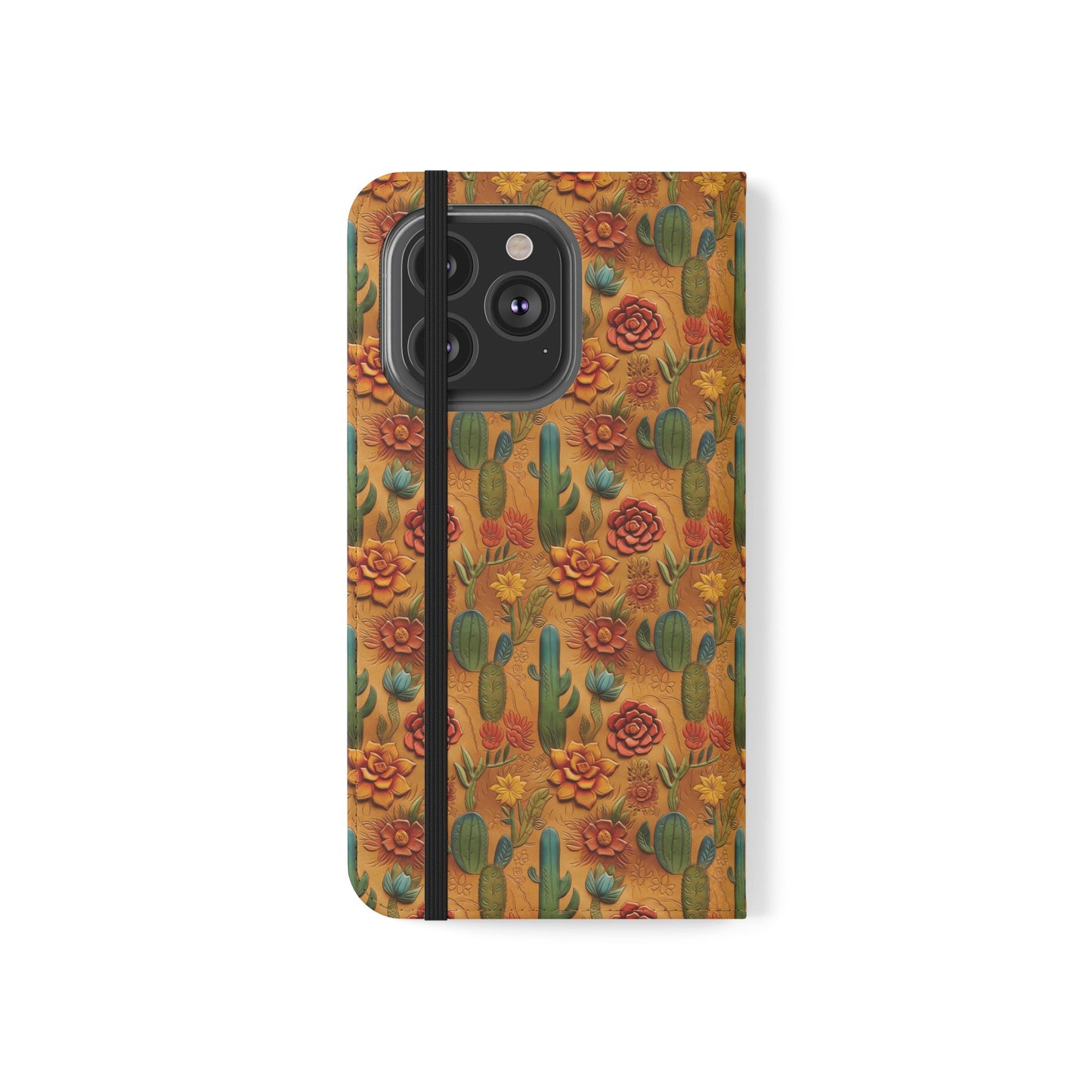 Customizable Mustang Brand Wallet Flip Phone Case (iPhone and Samsung)