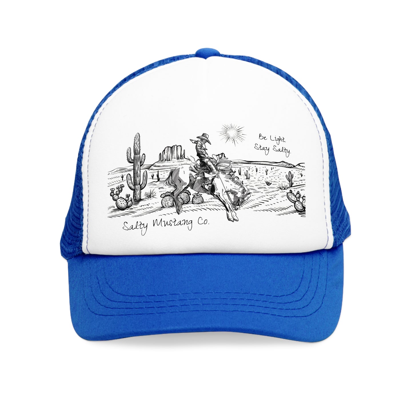 West Texas Bronc Rider Mesh Cap