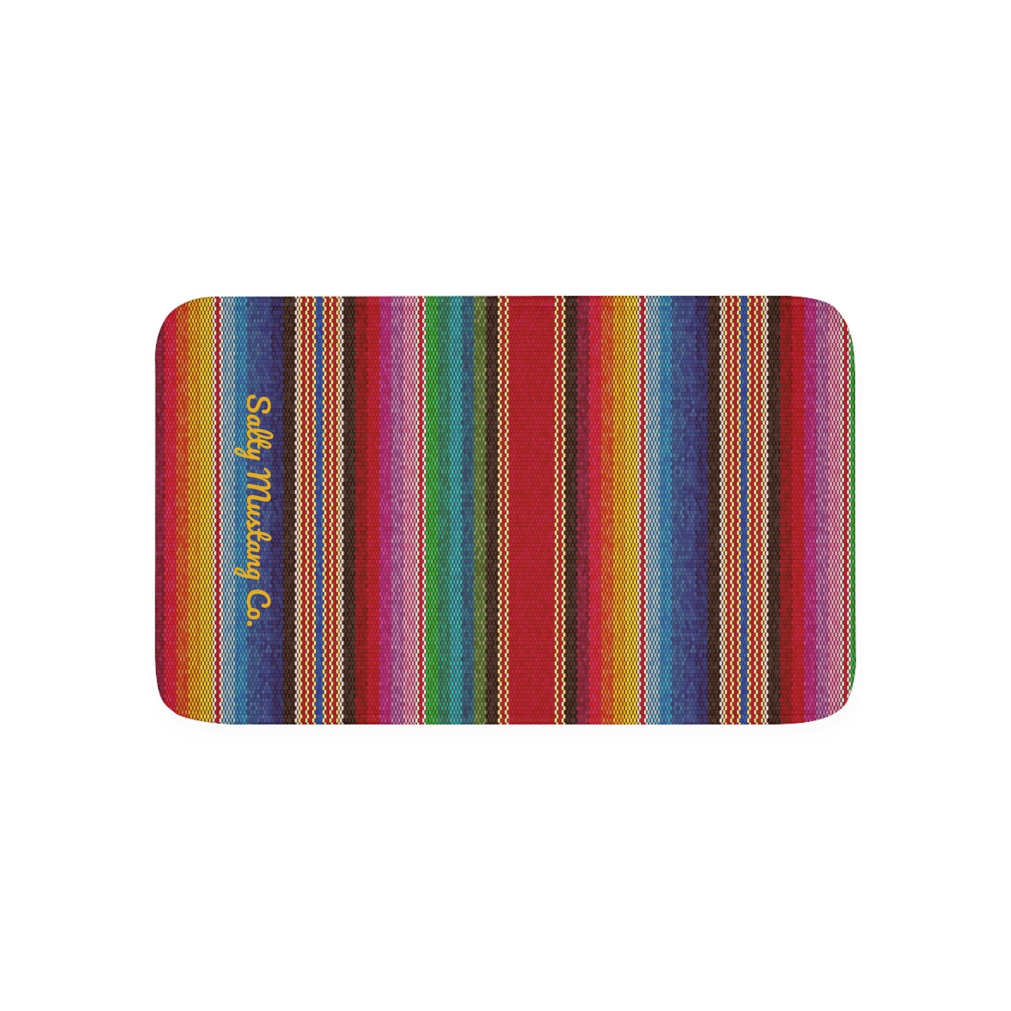 Serape Pattern Memory Foam Bath Mat