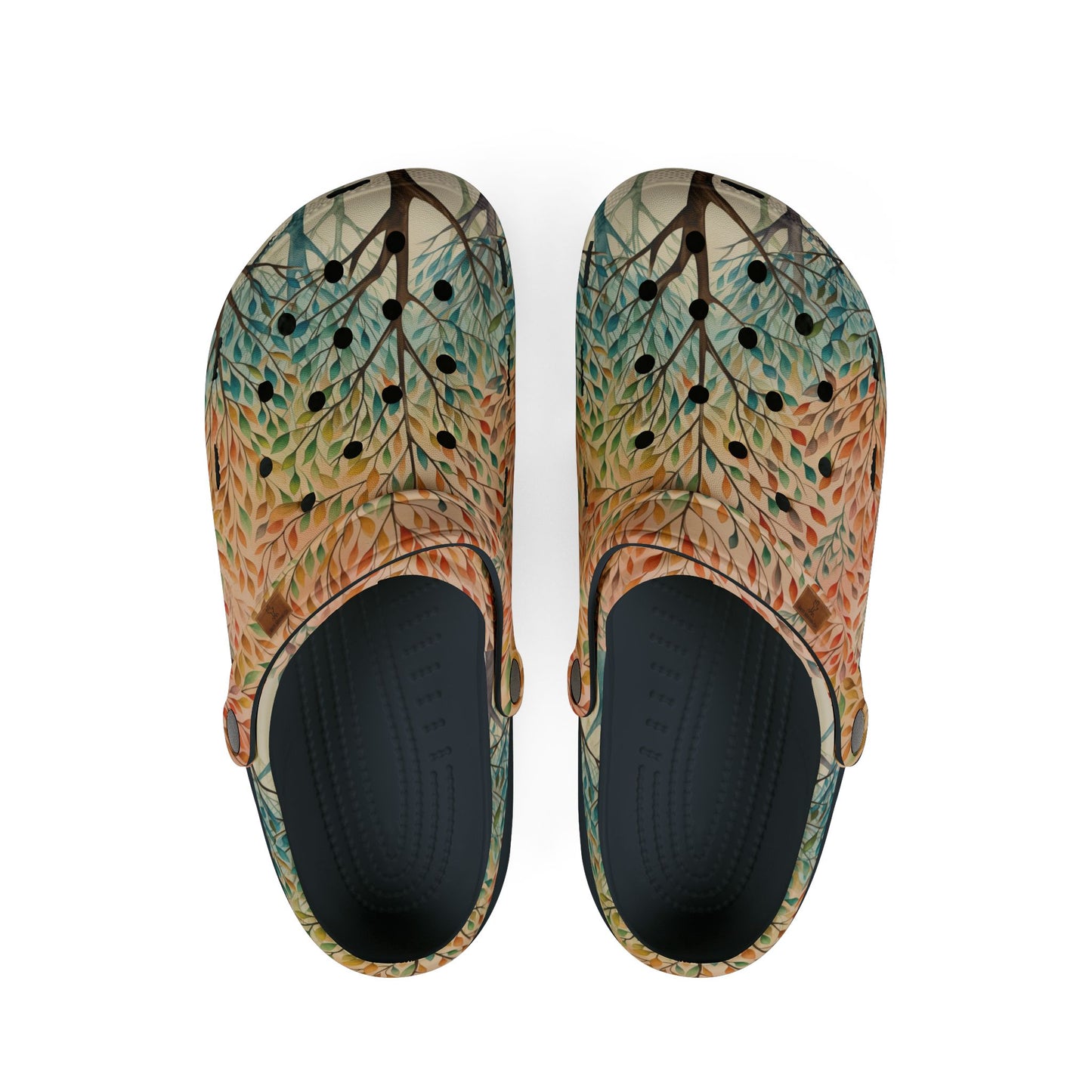 Painted Woods Foam Rubber Salty Clogs