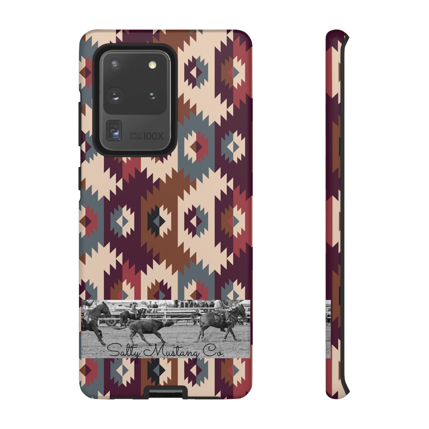 Southwest Pattern Team Roper Band Samsung Tough Cases