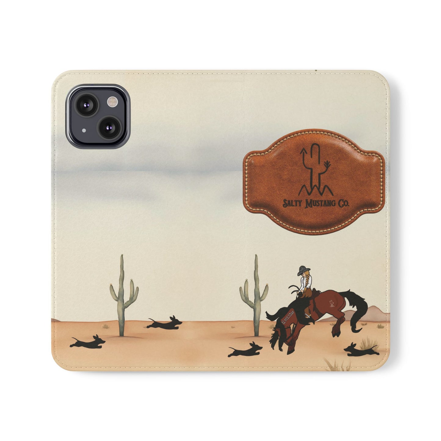 Salty Mustang Co. Spirited Desert Flip Cases (iPhone and Samsung)