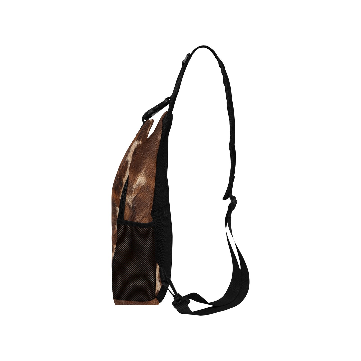 I’m Married Heifer Ear Tag Cow Hide Print Chest Bag