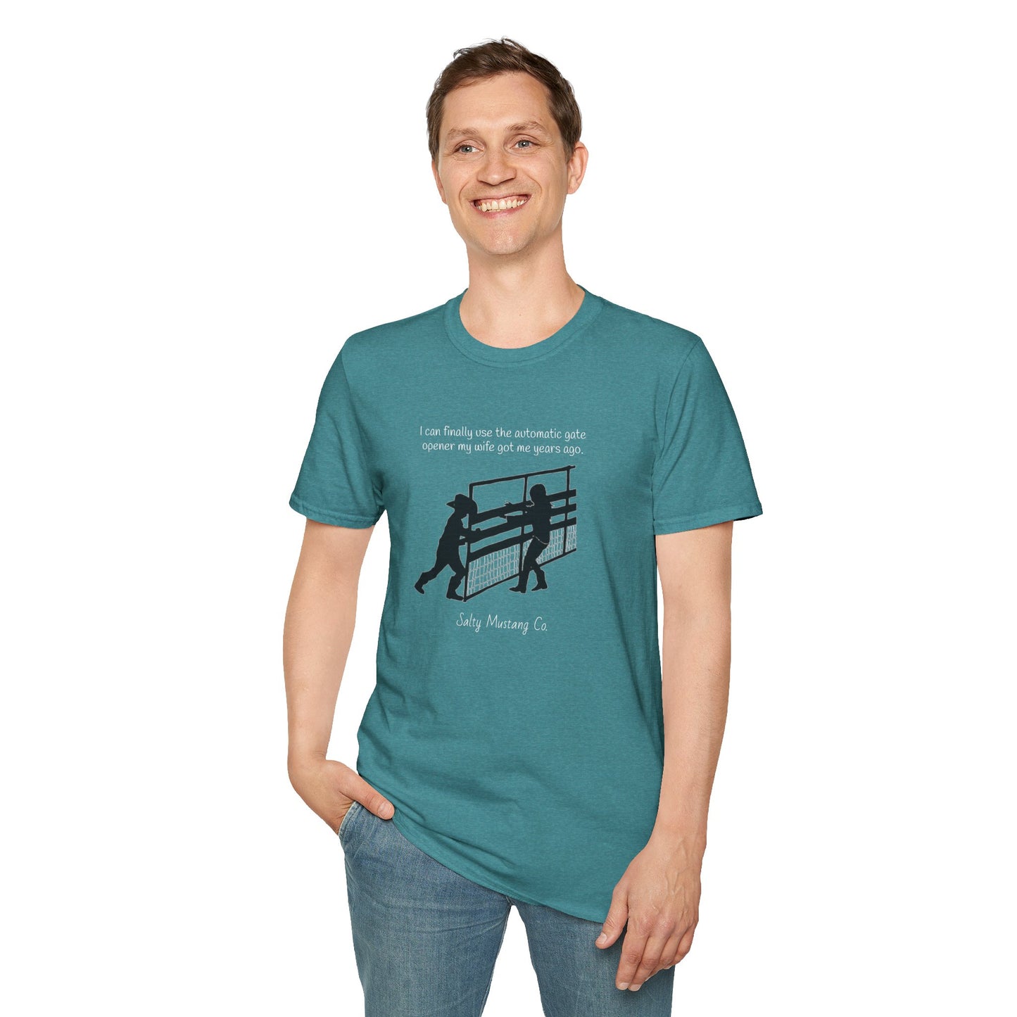 Automatic Gate Opener (For Husband) Softstyle T-Shirt