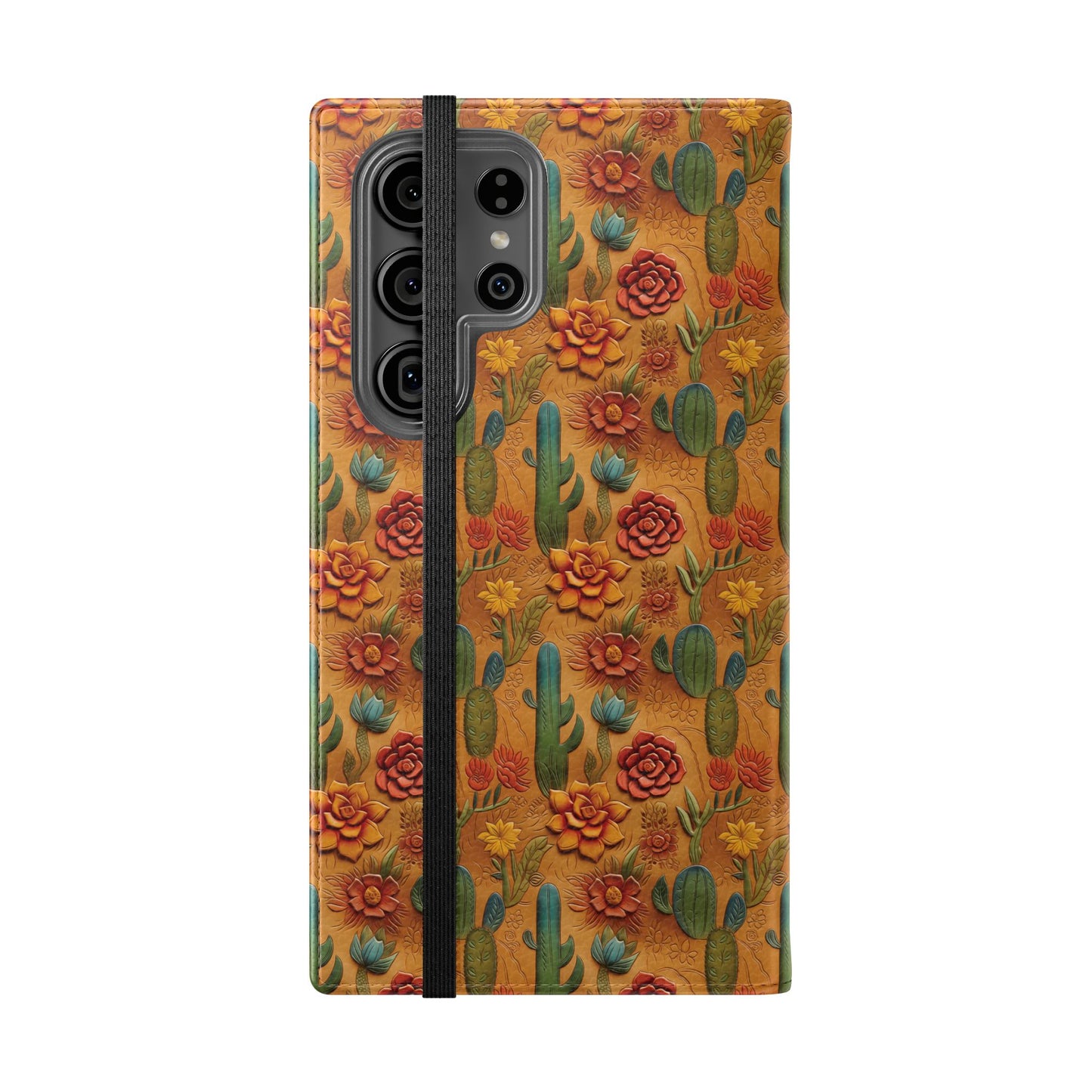 Customizable Mustang Brand Wallet Flip Phone Case (iPhone and Samsung)