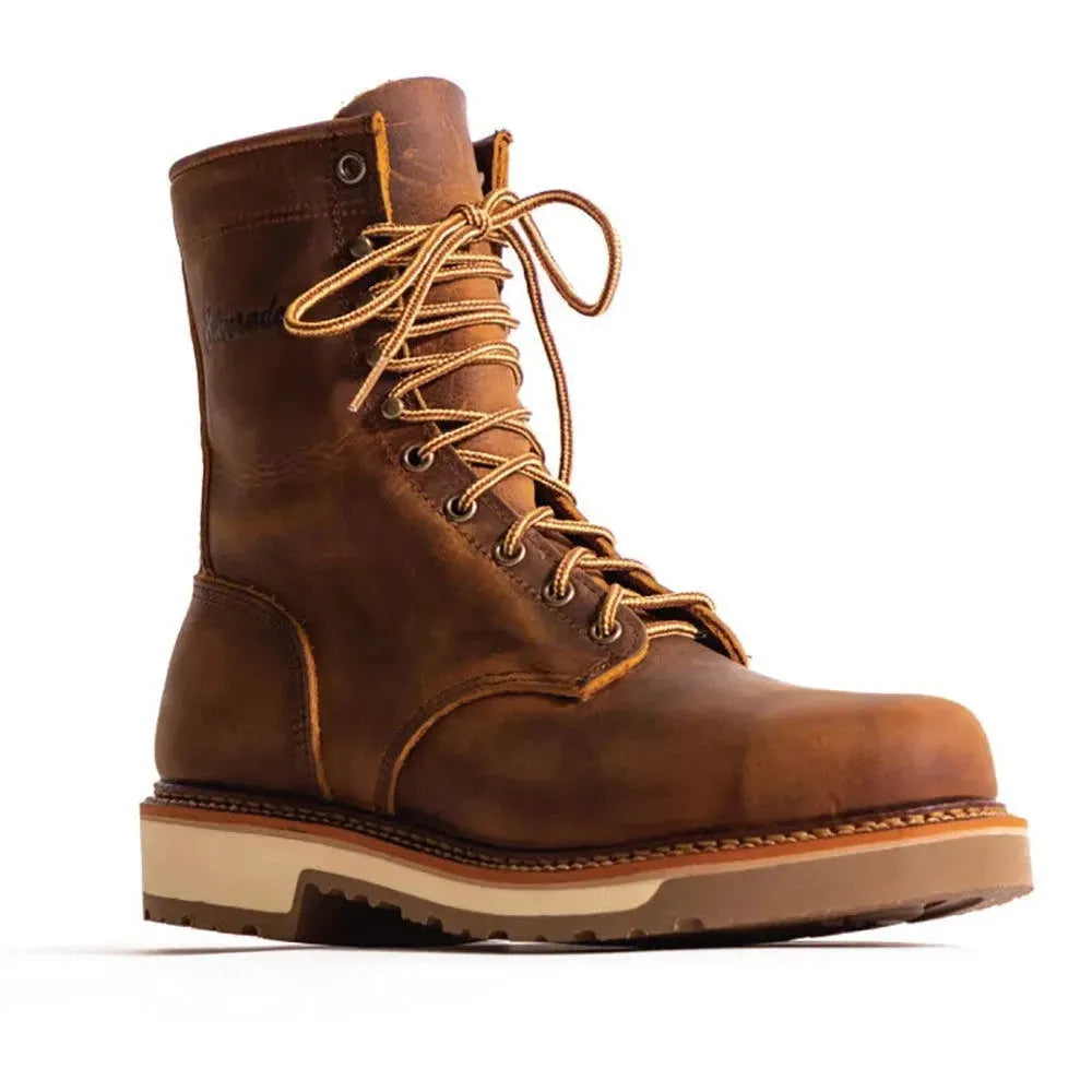 Silverado Glencoe (Steel Toe) - Polyurethane Wedge Unit Sole Men's Leather Cowboy Boots