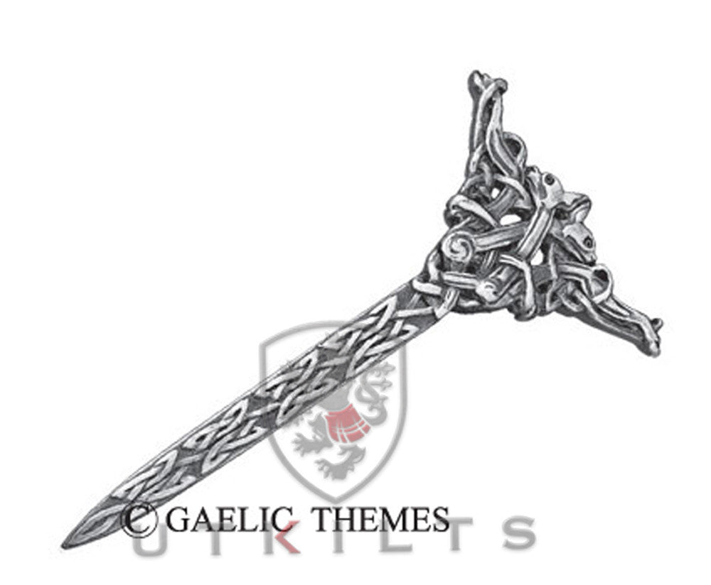 Kilt Pin – InverLoch, Book of Kells, Interlaced Beasts
