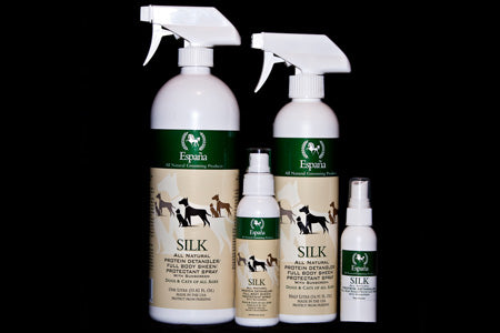 SILK Natural Protein Detangler/Full Body Sheen/Protectant Spray with Sunscreen - Dog/Cat