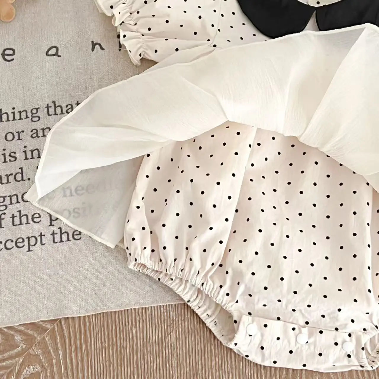 Polka Dot Romper Dress