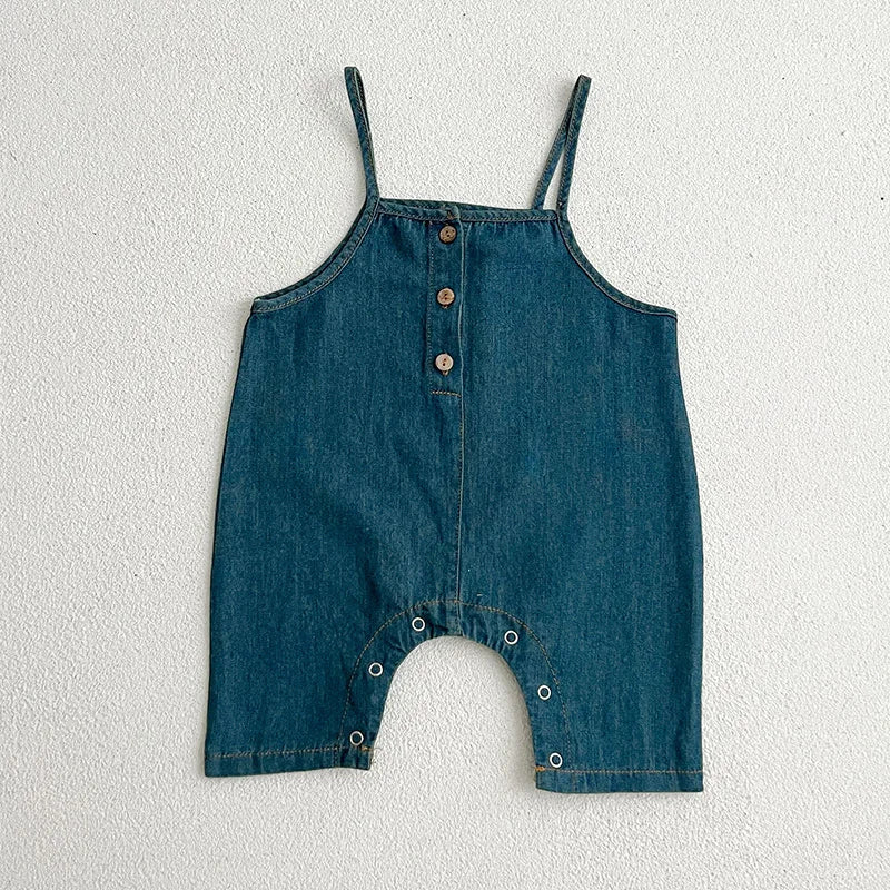 Denim Romper Outfit