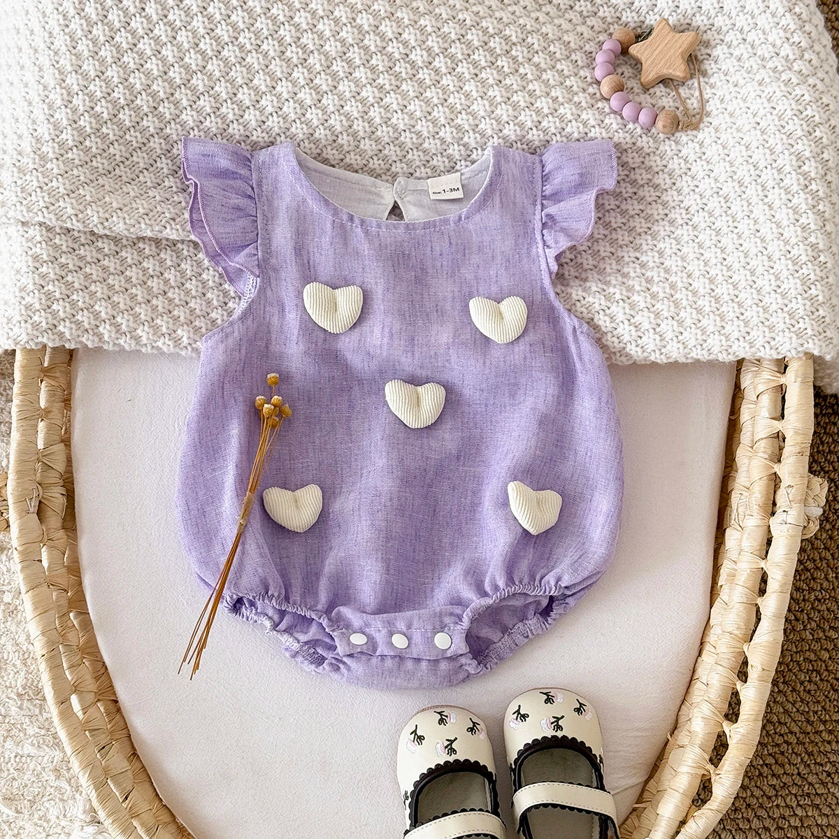 3D Love Duck Romper