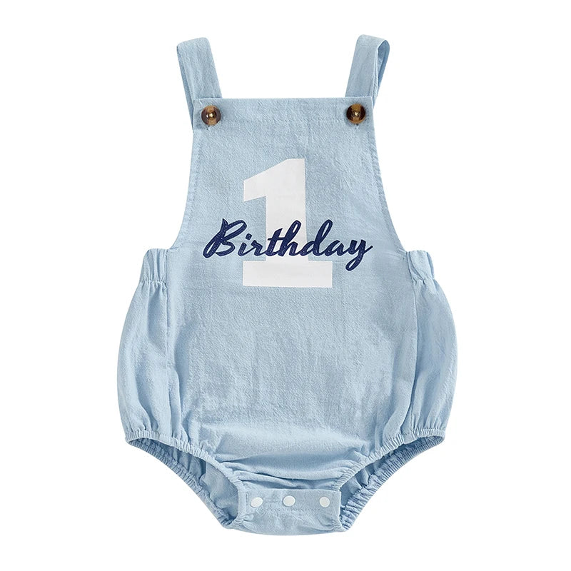 Newborn 1st Birthday Party Romper