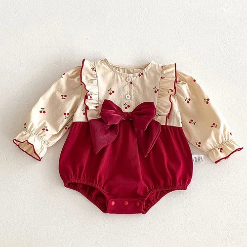 Newborn Christmas Fashion Rompers