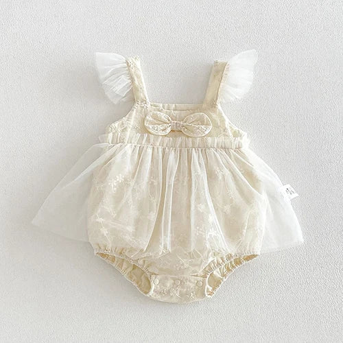 Sleeveless Square Top Romper