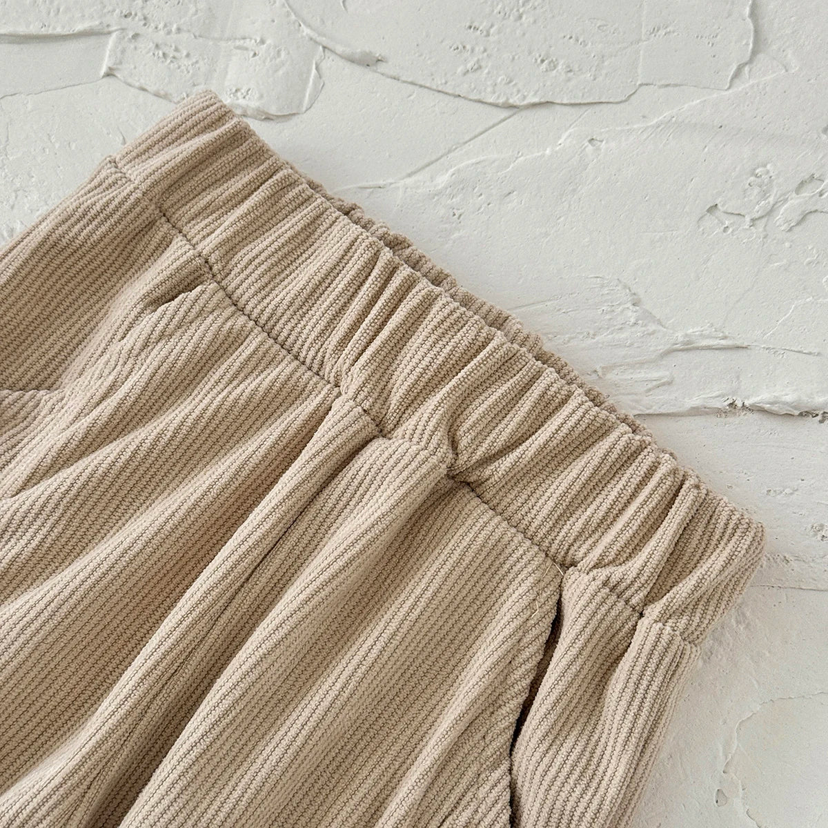 Floral Side Corduroy Pants