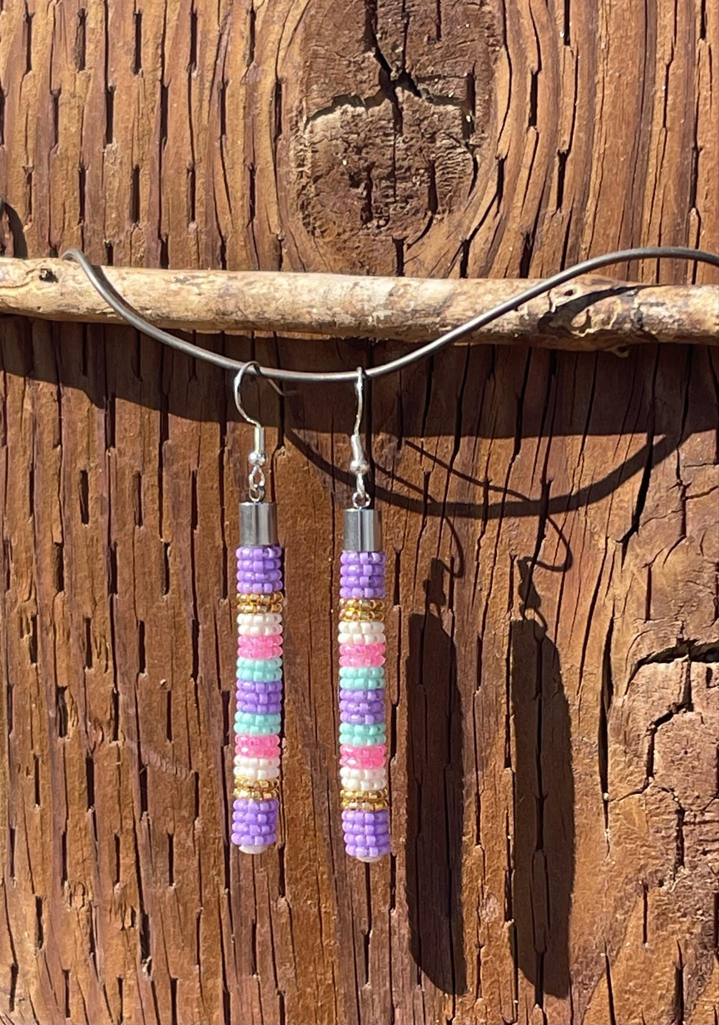Making 11’s Hand Beaded Earrings