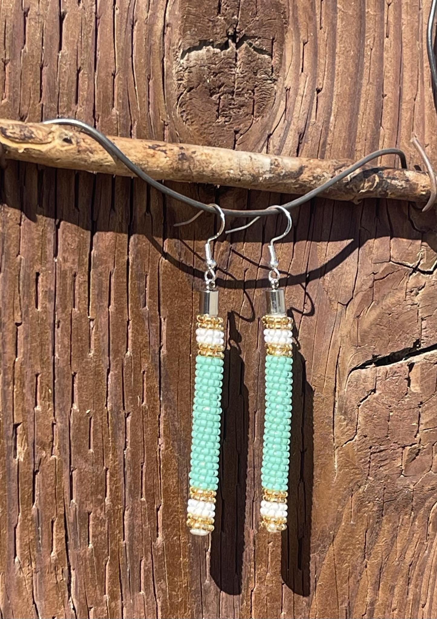 Making 11’s Hand Beaded Earrings