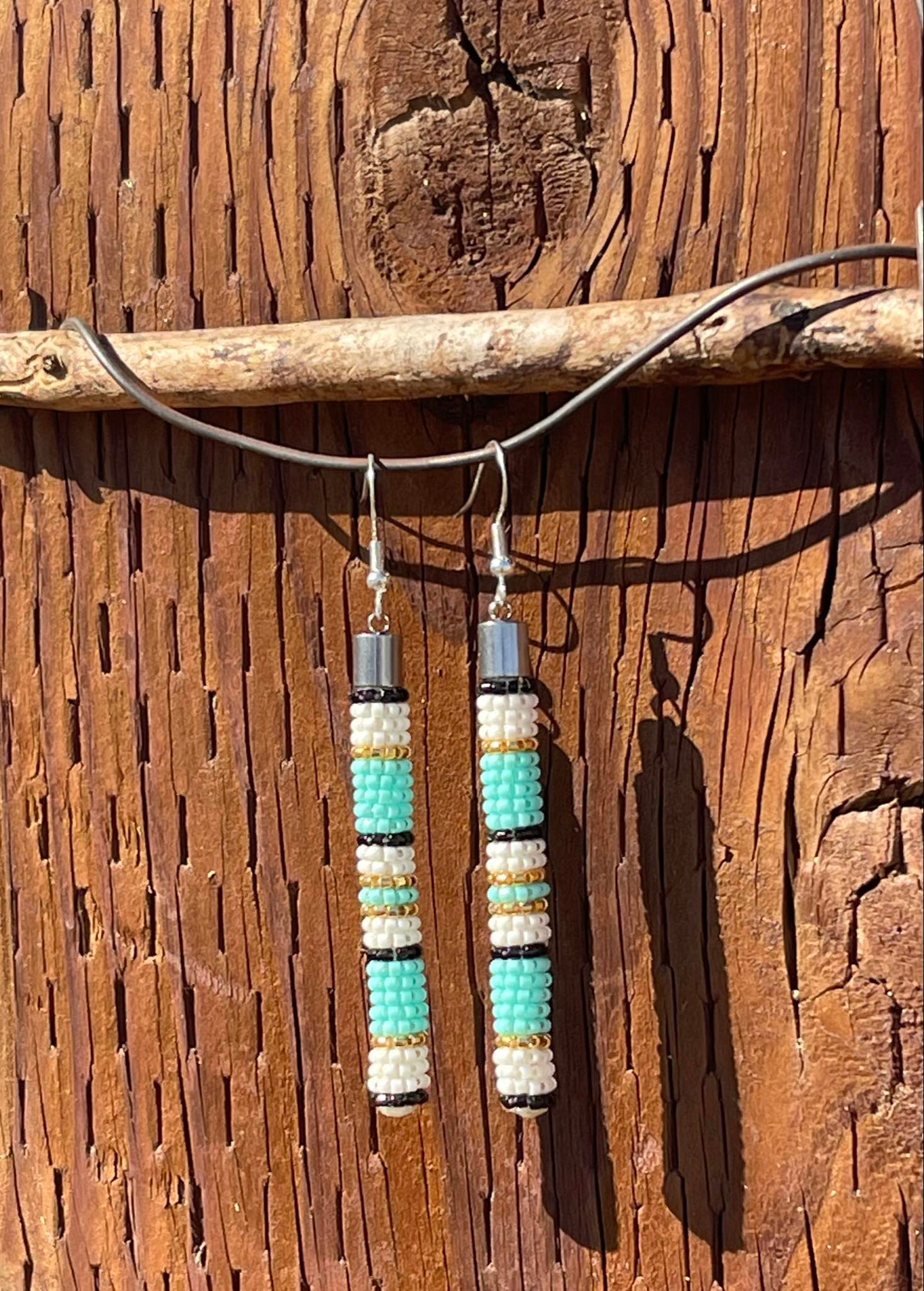 Making 11’s Hand Beaded Earrings