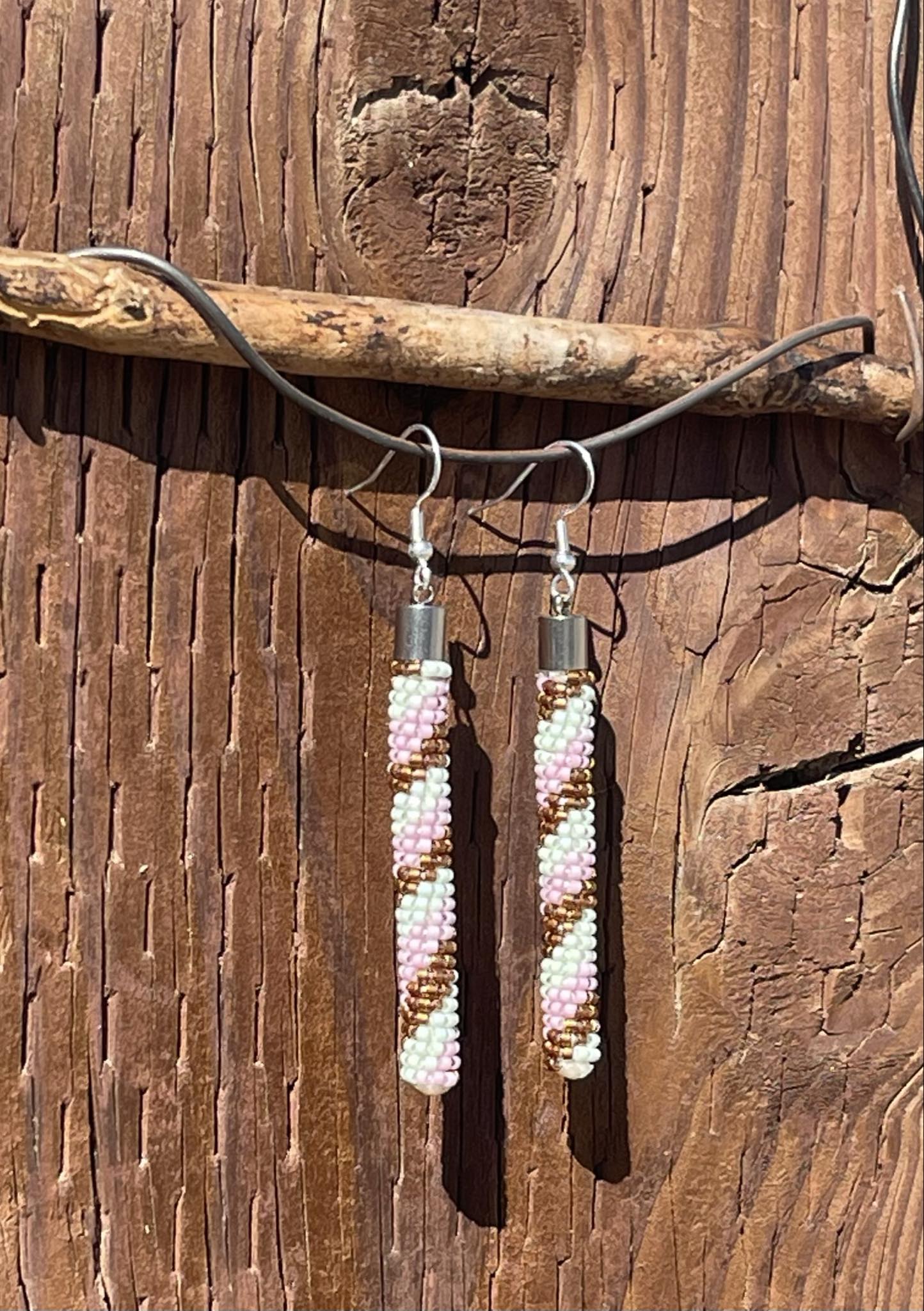 Making 11’s Hand Beaded Earrings