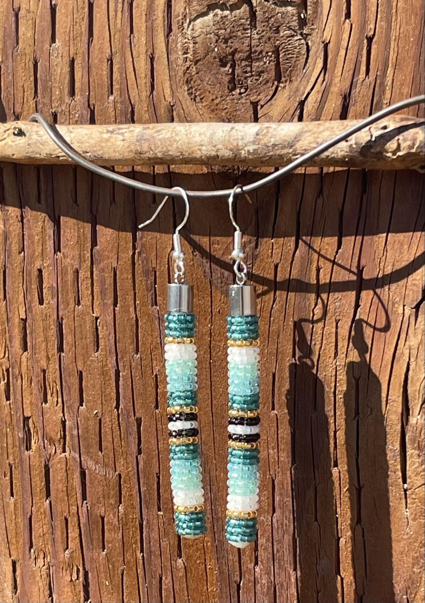 Making 11’s Hand Beaded Earrings