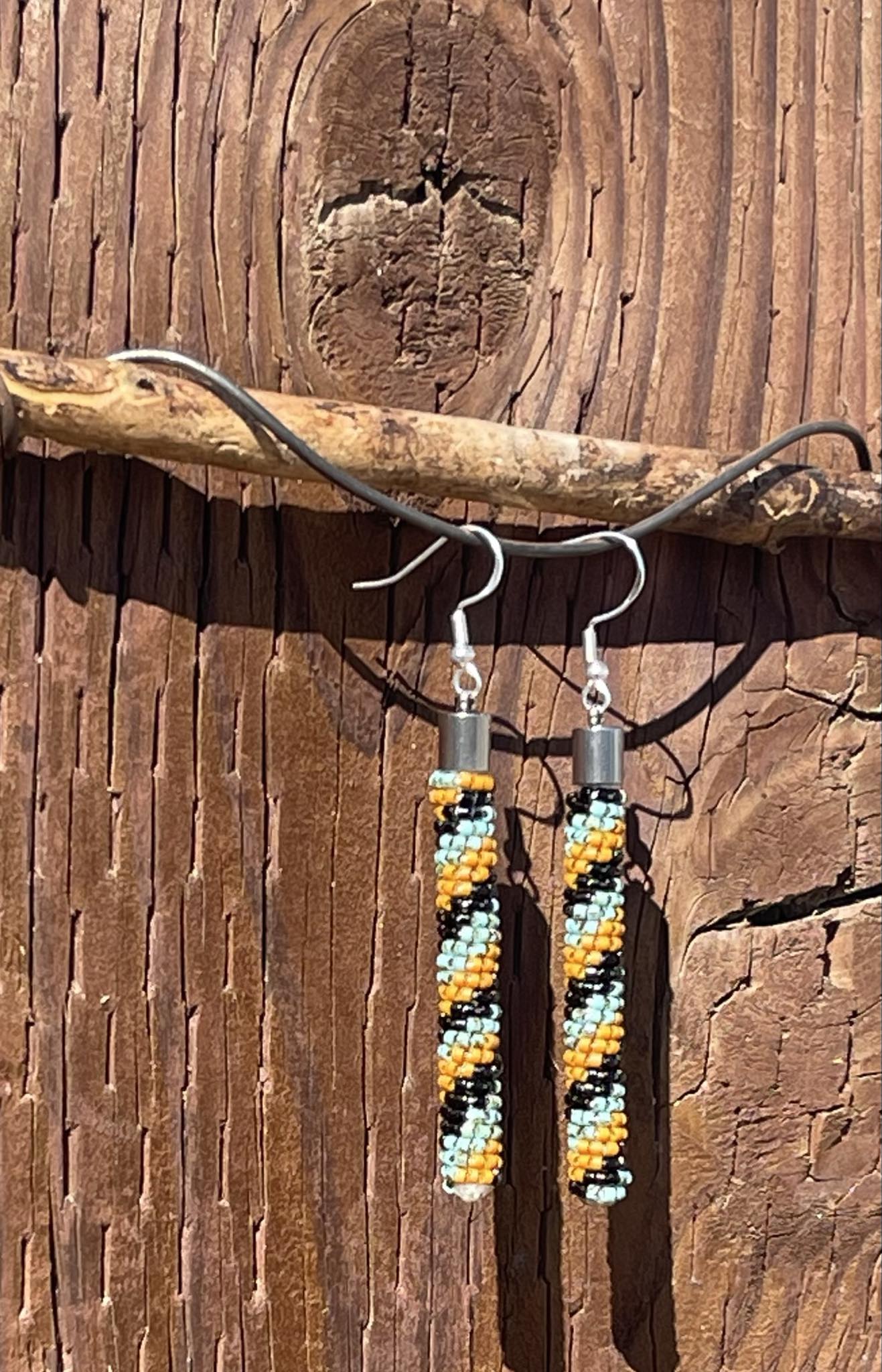 Making 11’s Hand Beaded Earrings
