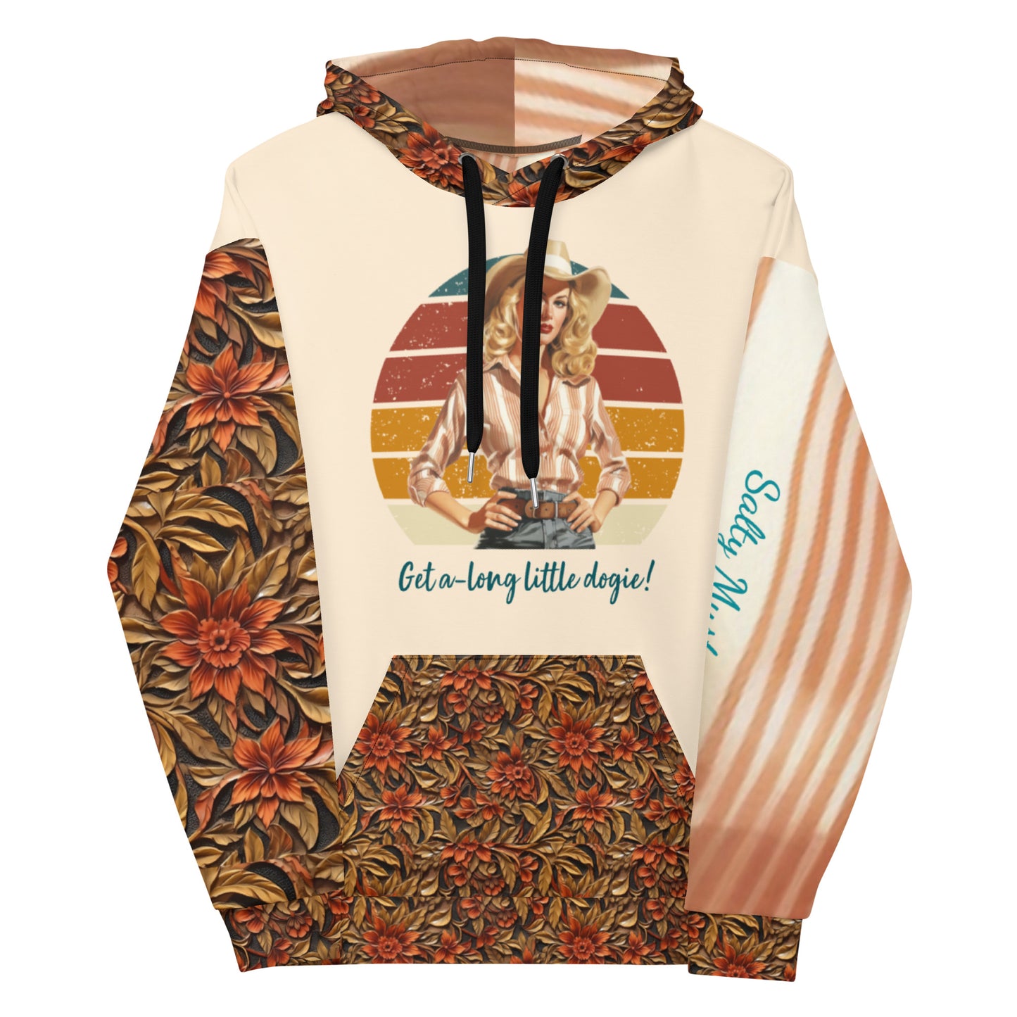 Retro Get A-long Little Dogie; I’m gettin’! I’m gettin’! Unisex Hoodie