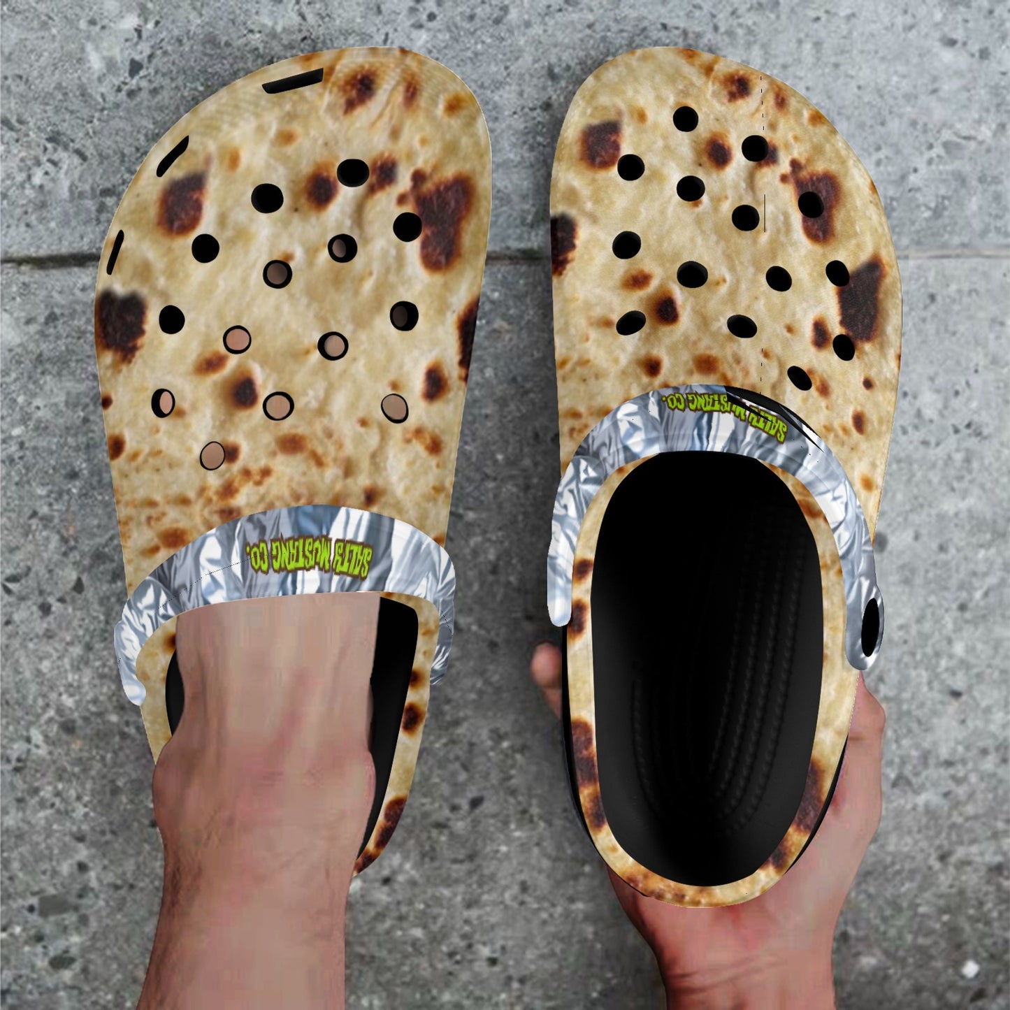 Tortilla & Foil Wrap Salty Clogs (Adult)