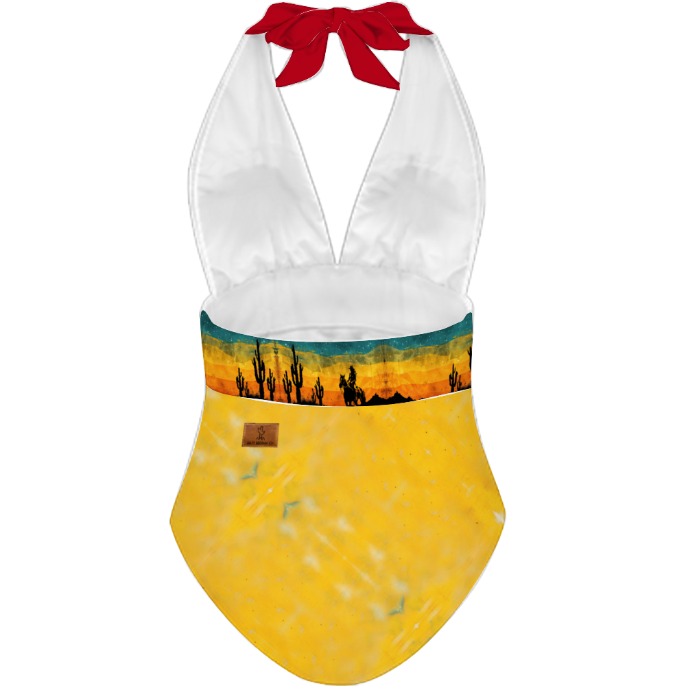Trail Boss Couture Women's Halterneck One Piece Swimsuit