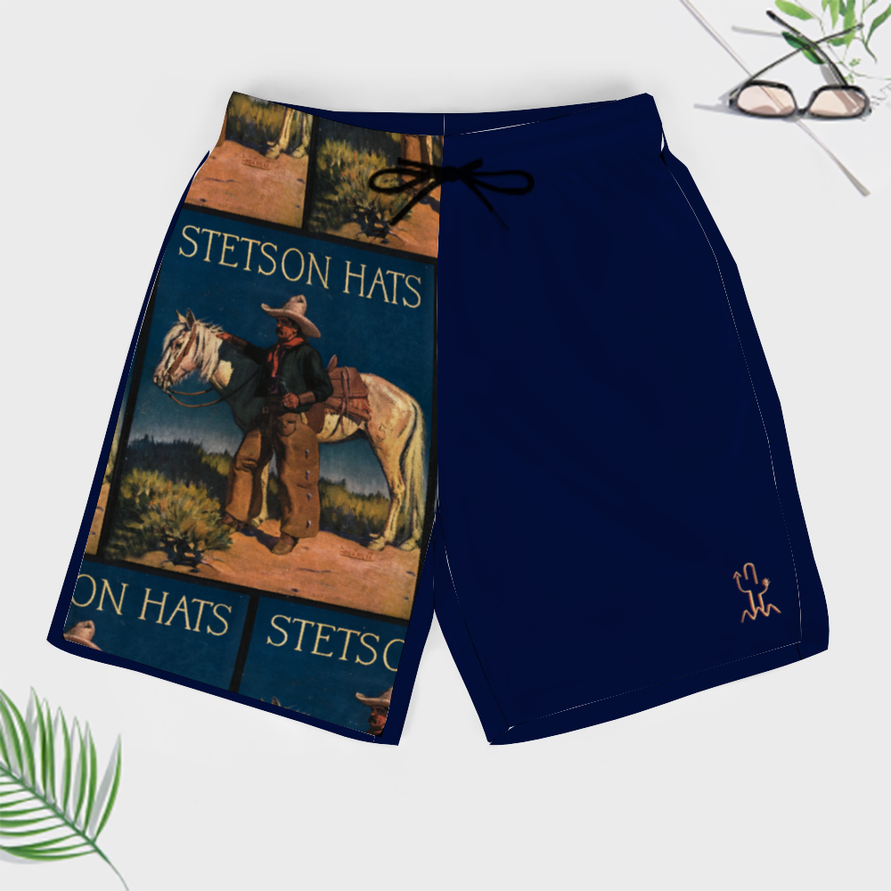 Over The Horizon Stetson Hats Men's Mesh Lining Fast Drying Swim Trunks
