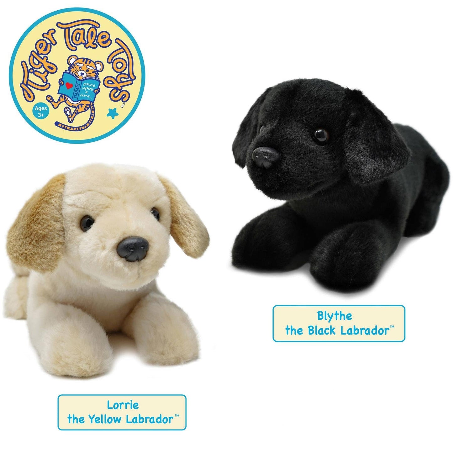 Blythe the Black Lab 17" Plush — Pet Friend with Story