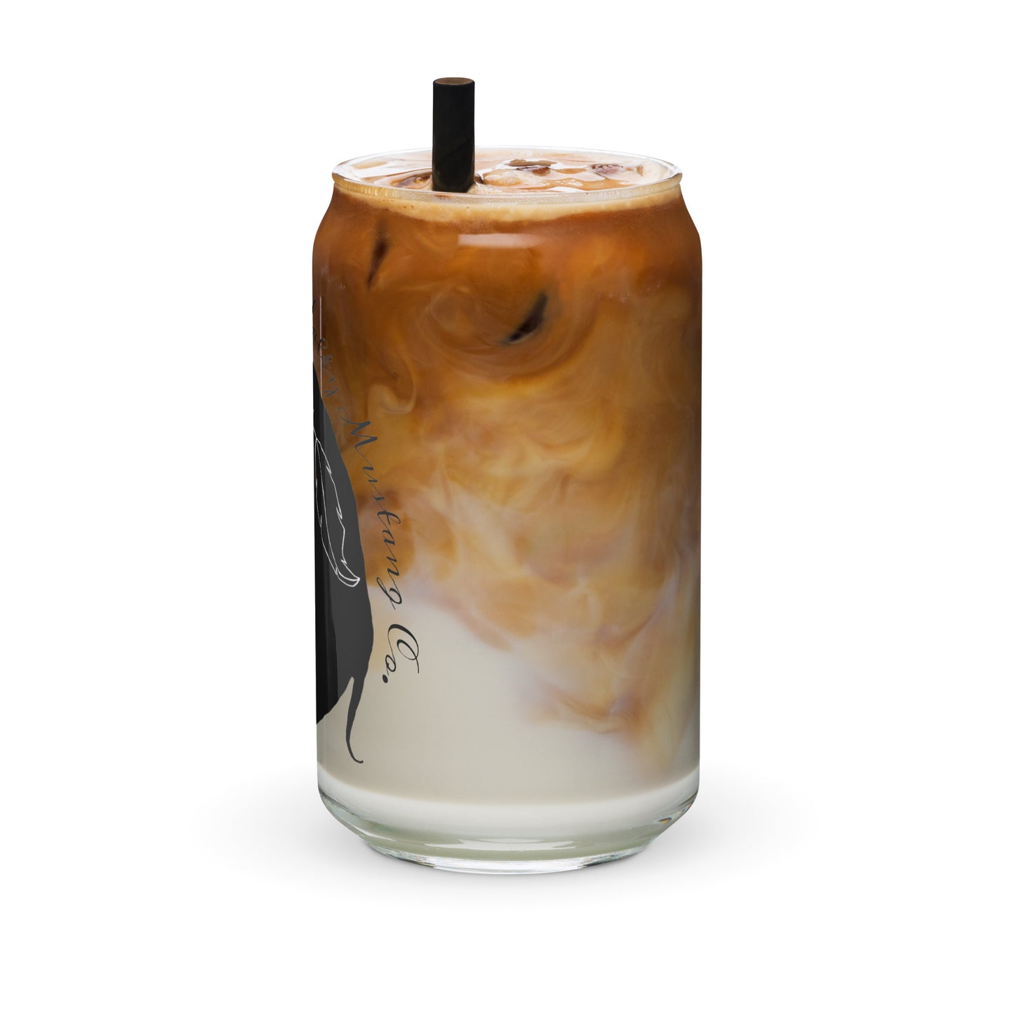 Samson Mustang Can-Shaped Glass