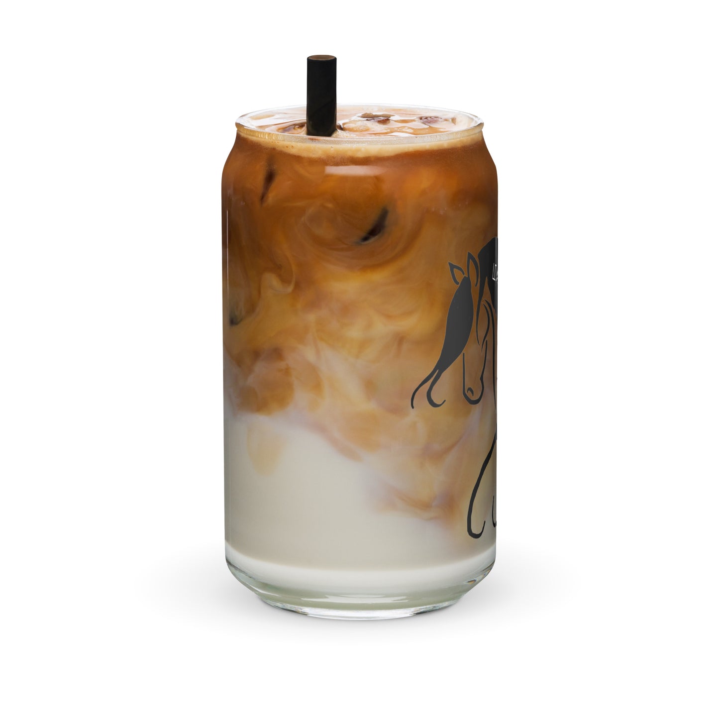 Samson Mustang Can-Shaped Glass