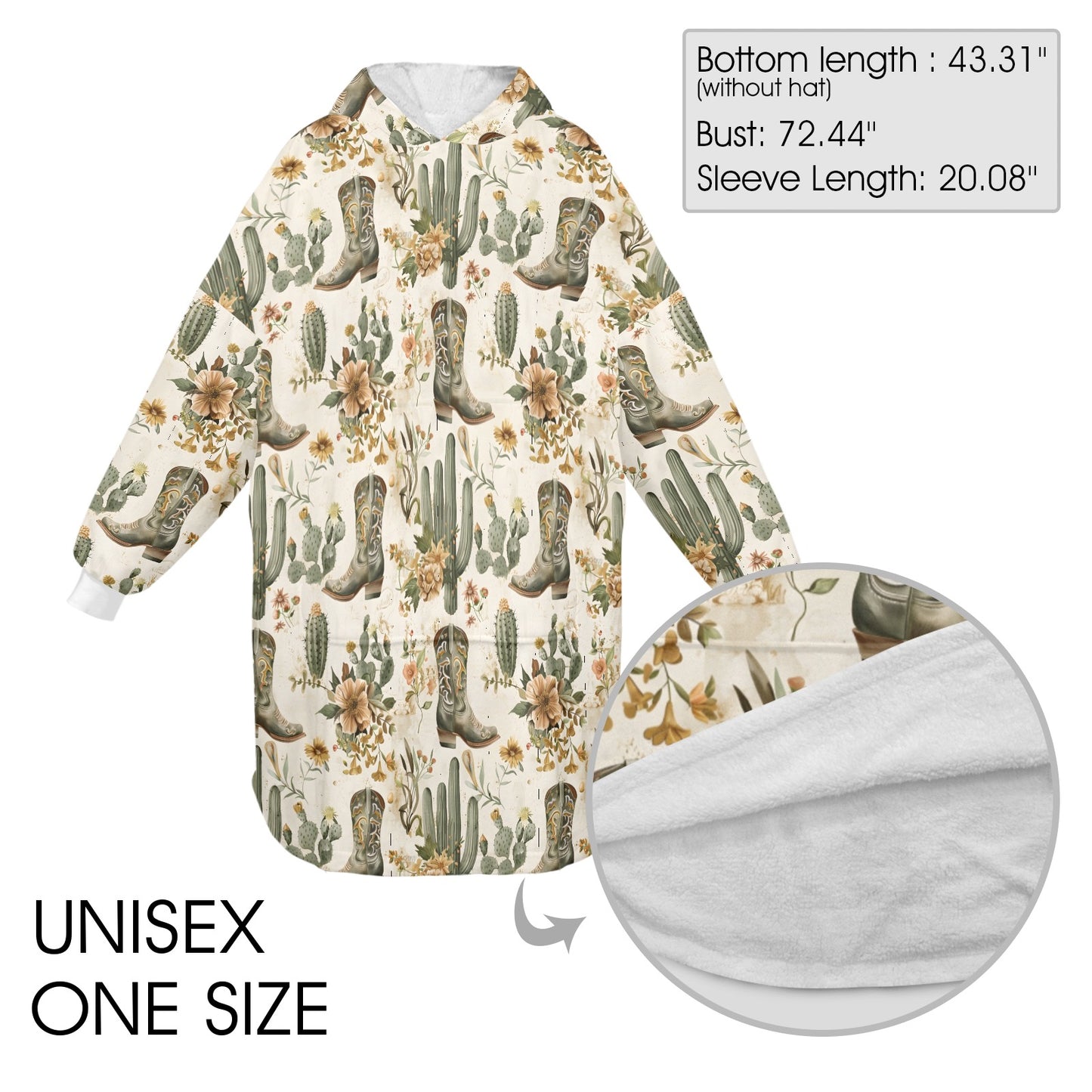 Brewster County Hoodie Blanket
