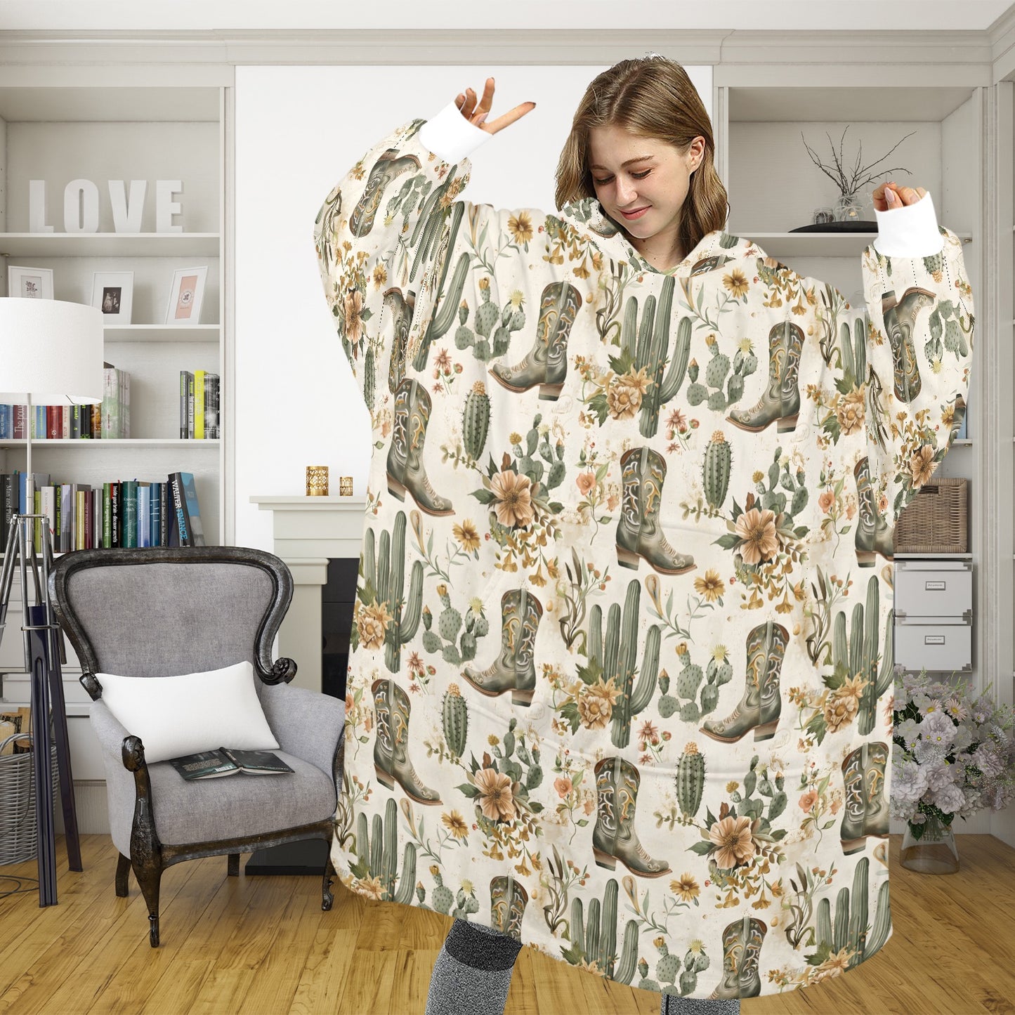 Brewster County Hoodie Blanket