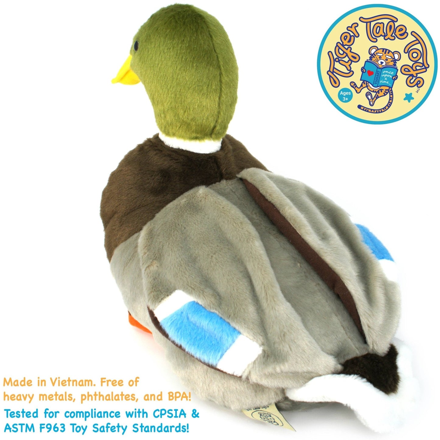 Dakota the Duck 13" Plush — Aquatic Western Farm Friend