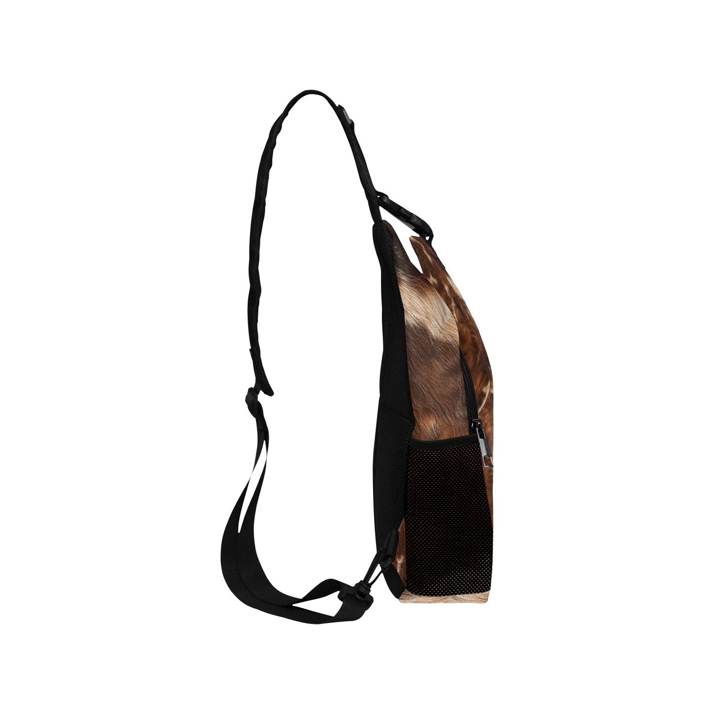 I’m Married Heifer Ear Tag Cow Hide Print Chest Bag