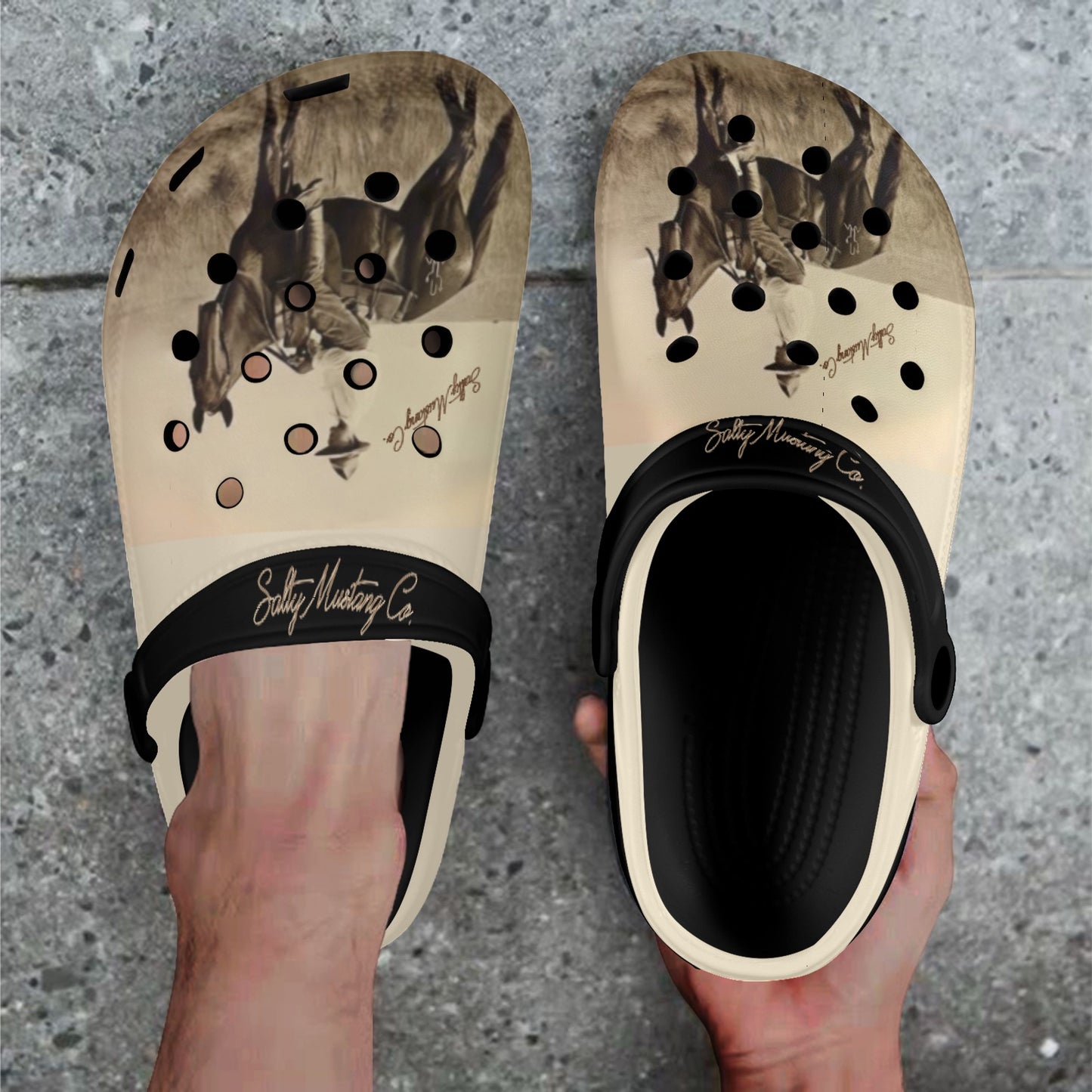 Ridin' The Range Cowboy Clogs